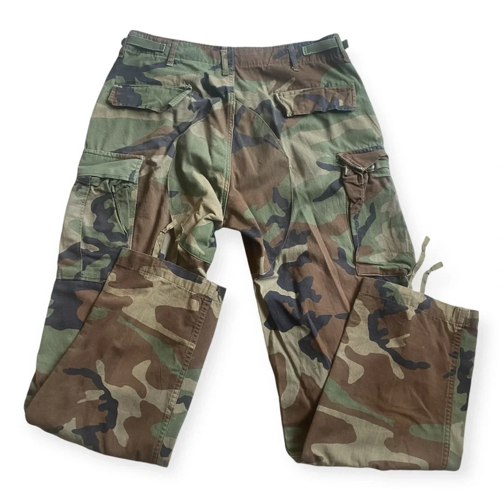 Authentic Vintage US Army Military Camouflage Jacket & Pants | Large & Medium
